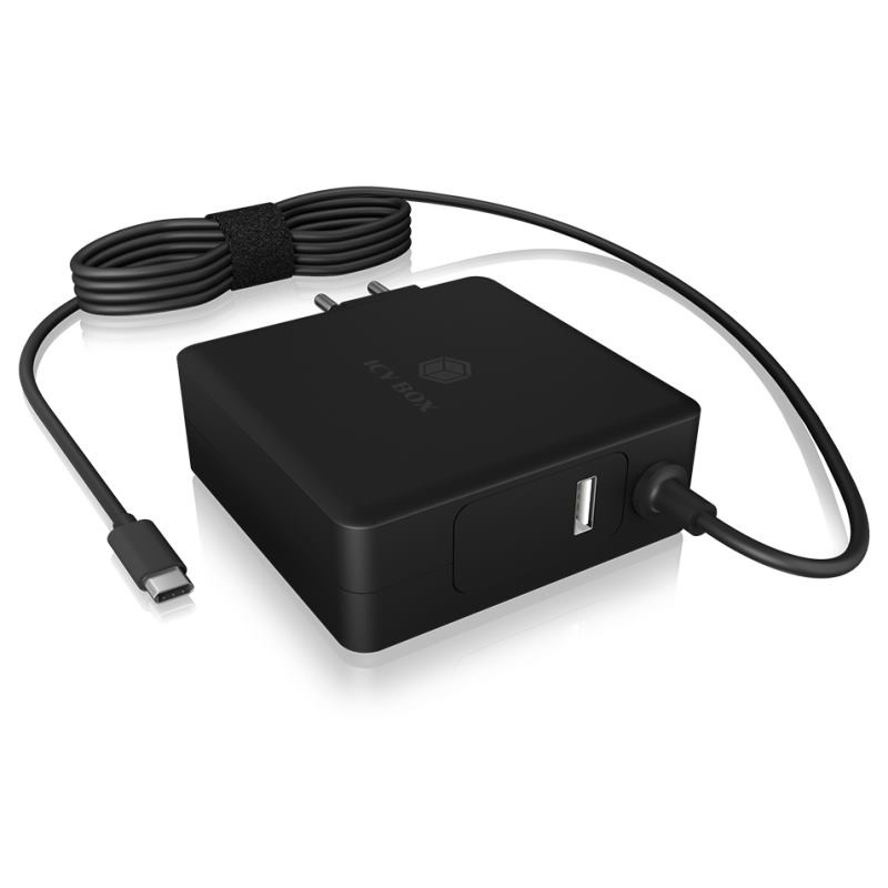 RAIDSONIC ICY BOX, Adaptér pre notebooky 90W USB C