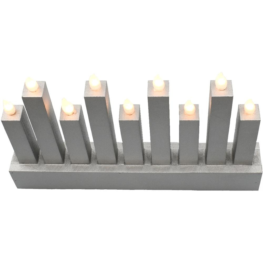 RXL 374 svietnik strieb. 9LED WW RETLUX