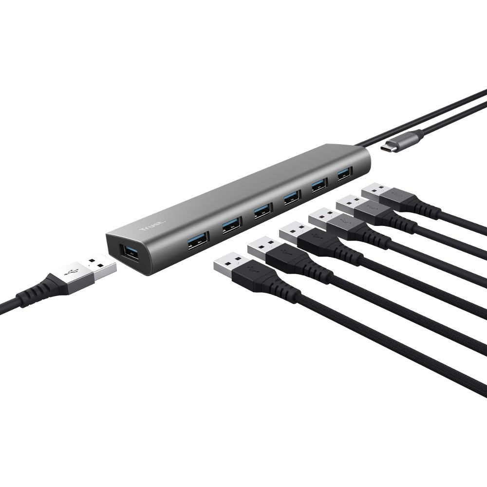 HALYX 7ports hub USB 3.2 Gen1 TRUST