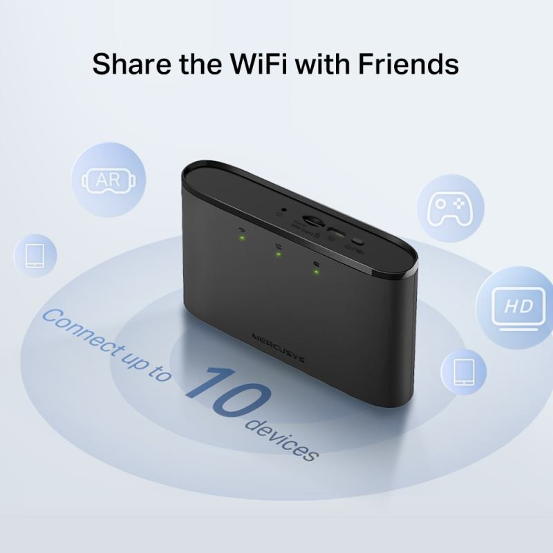 MERCUSYS MT110, 150 Mbps 4G LTE Router