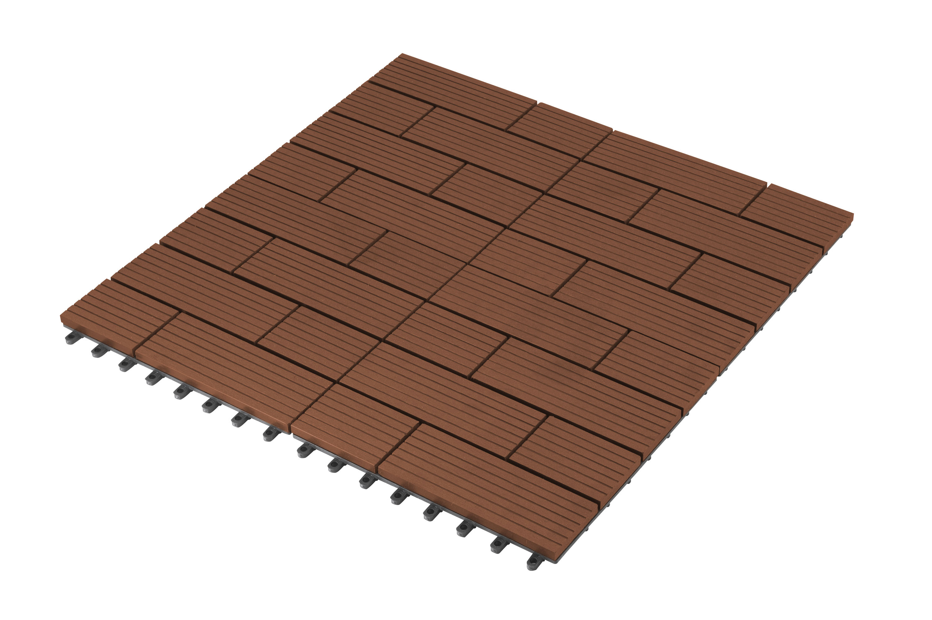 WPC dlaždice G21 Samoa čerešňa 2,3 x 30 x 30 cm