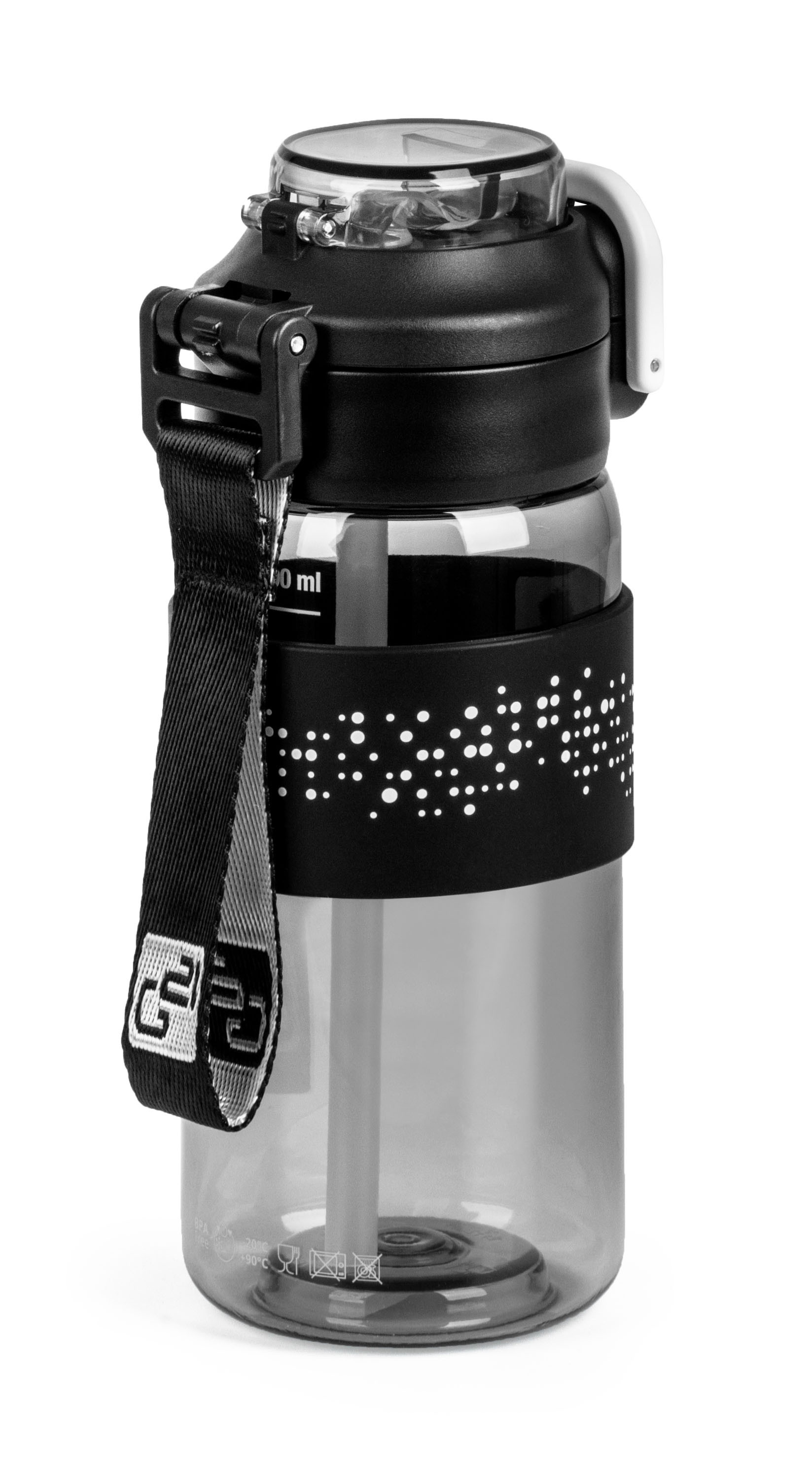 Fľaša G21 na pití 600 ml, šedá