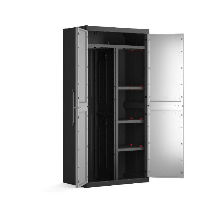 Skriňa Keter Detroit XL Utility šedá