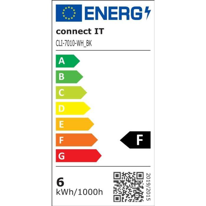 CONNECT IT GLOW, Stolová LED lampa, čierna