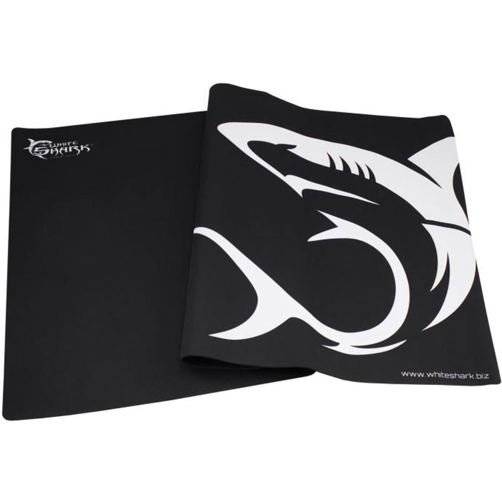 TMP-SHARK mouse pad black WHITE SHARK