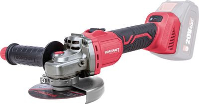 Brúska Worcraft CAG-S20LiBS-115 ShareSYS, 115 mm, uhlová, s reguláciou otáčok, 20V Li-ion, bezuhlíková