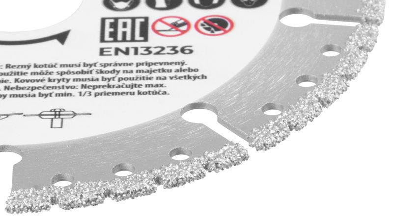 Kotúč Strend Pro Premium, Vacuum brazed, 125 mm, diamantový, rezný, multi