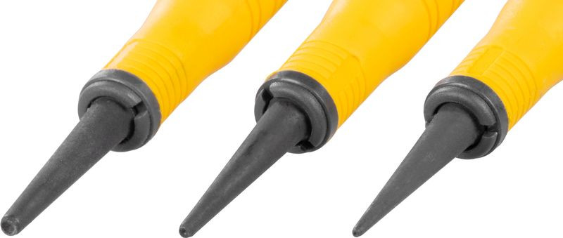 Sada dierovačov Strend Pro Premium, 3 dielna, Bi-materiál rukoväť, 1-2-3&quot;/32&quot;