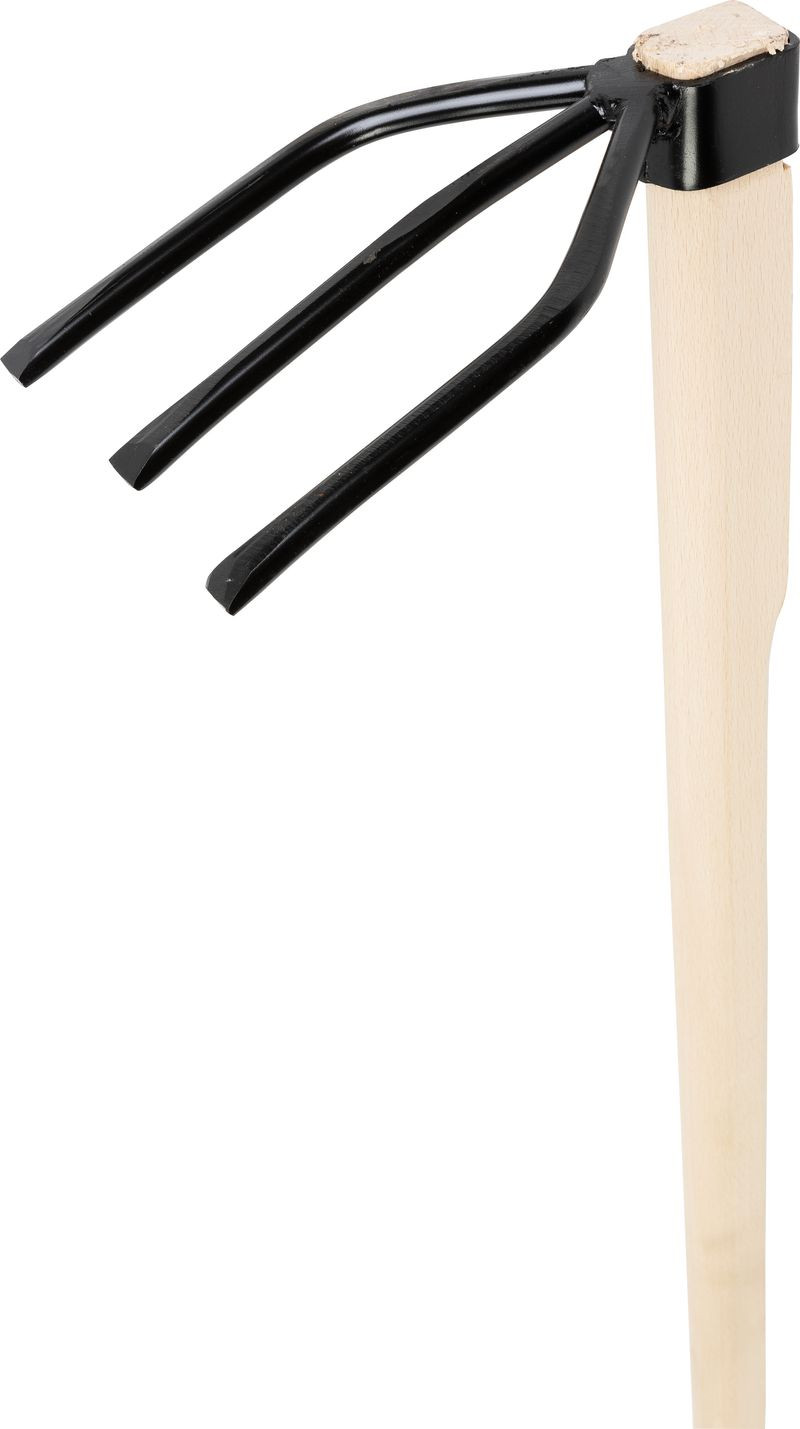 Motyka Strend Pro, 3-rohá, drevená násada 120 cm