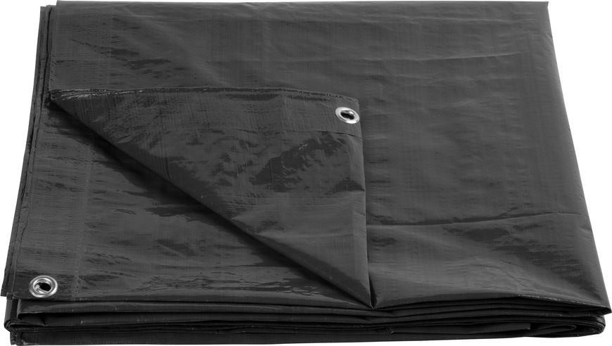 Plachta Tarpaulin Strong 10x15 m, 200 g/m, zakrývacia, antracit, s okami