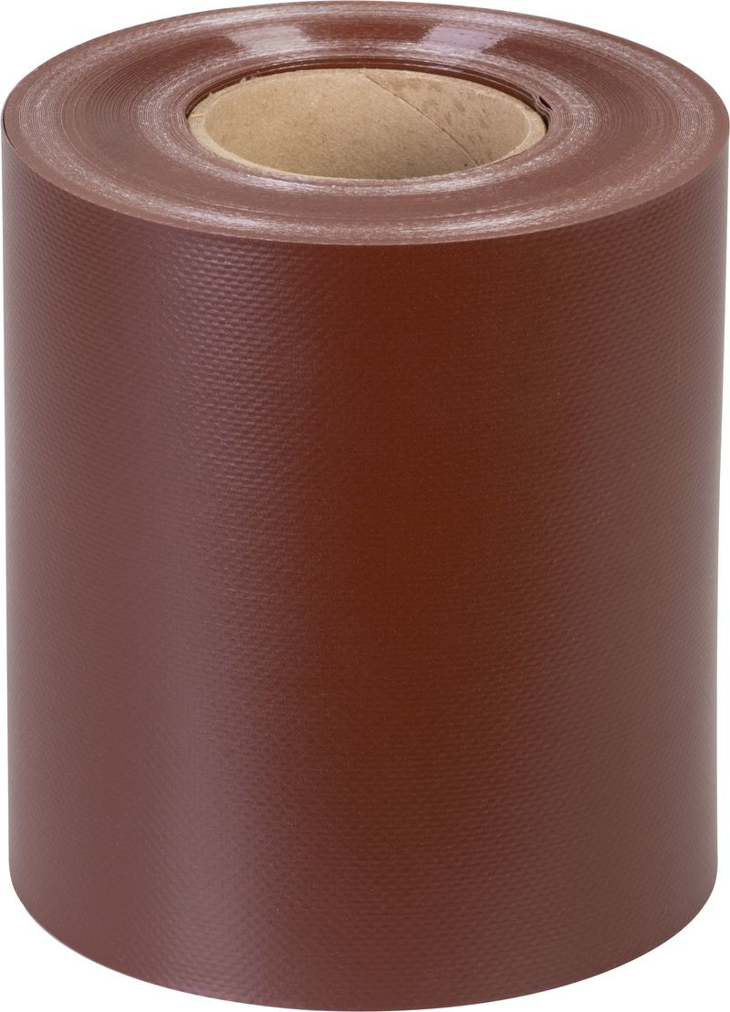 Páska Strend Pro EUROSTANDARD, 190 mm, L-35 m, tieniaca, mahagónová hnedá, krycia, na plotové panely, s 20 klipsami, 630 g/m2, P