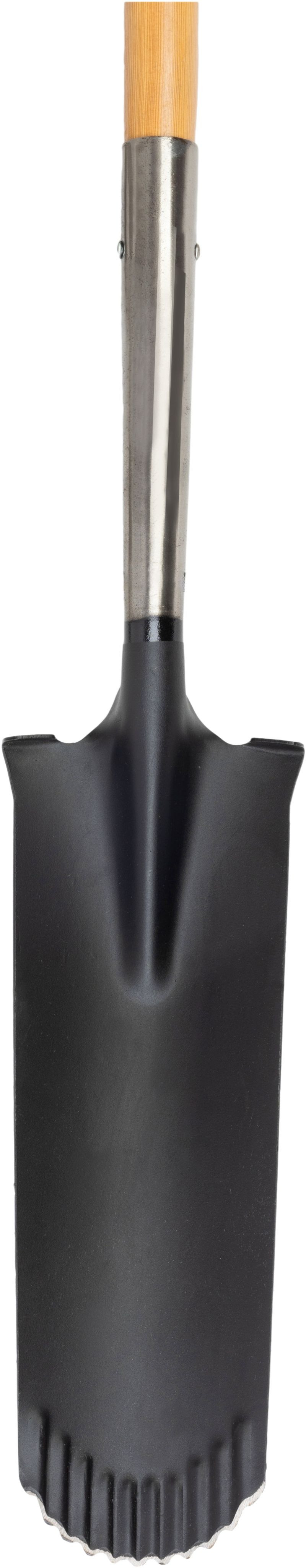 Rýľ Strend Pro Premium RedShark, úzky, drenážny, s drevenou násadou D 1280 mm