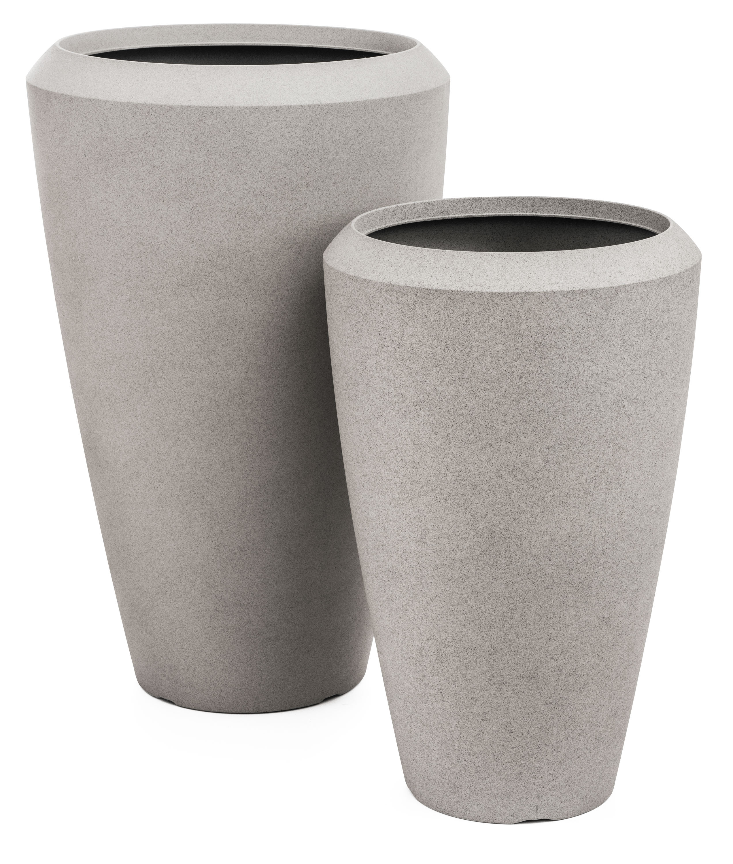 Kvetináč G21 Cement Oval 55 x 55 x 86,3