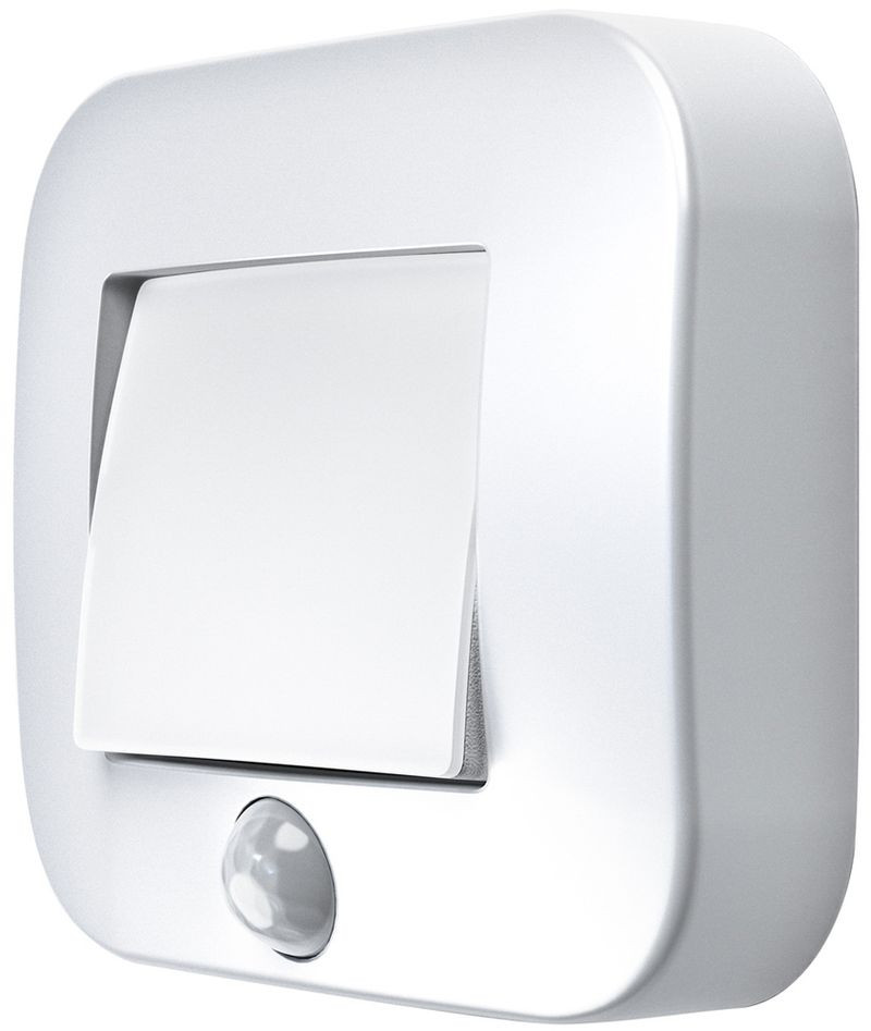 Svietidlo LEDVANCE NIGHTLUX® Hall White, so senzorom pohybu, naklápacie, 3xAAA, 84x73x22 mm