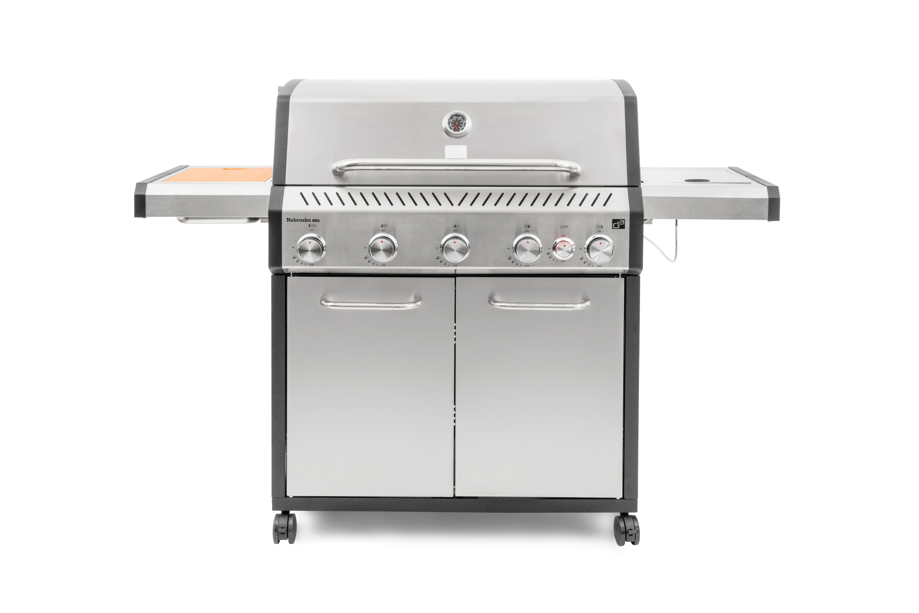 Plynový gril G21 Nebraska BBQ Premium line, 6 horákov + zadarmo redukčný ventil