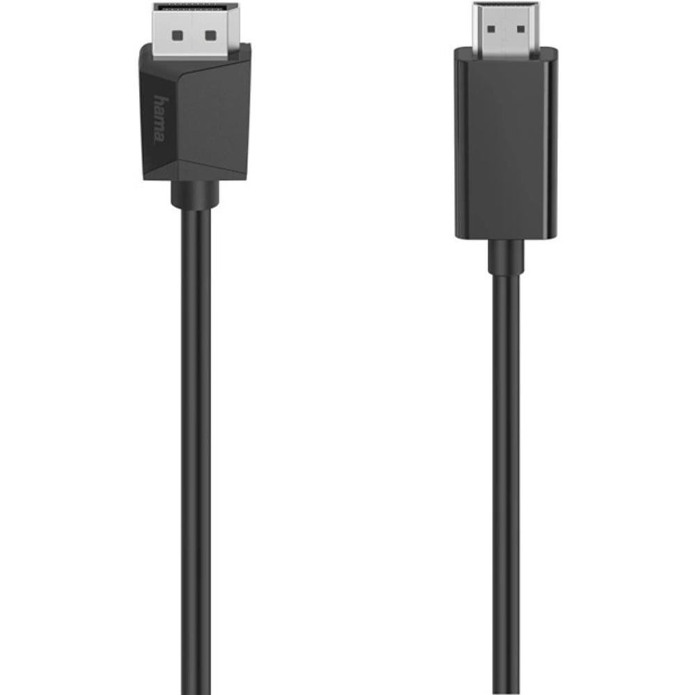 DisplayPort na HDMI, 1,5 m, UHD/4K Hama