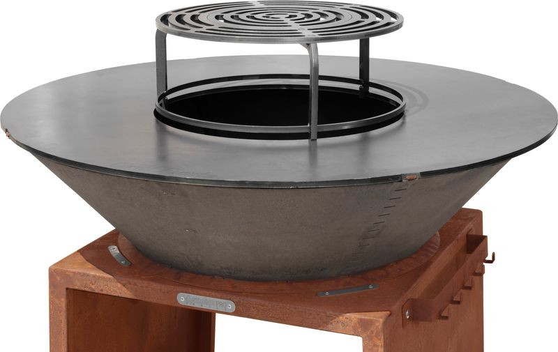 Gril Strend Pro Fiesta, prevedenie rust, oceľ, priemer 100 cm, s ohniskom