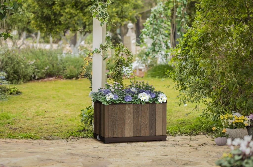 Kvetináč Keter Deco Rectangle walnut