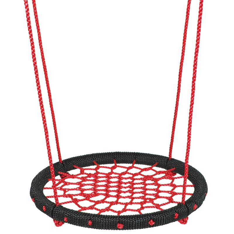 Hojdačka LEQ ARACHNE, detská, záhradná, okrúhla, hojdací kruh, 95 cm, bocianie hniezdo