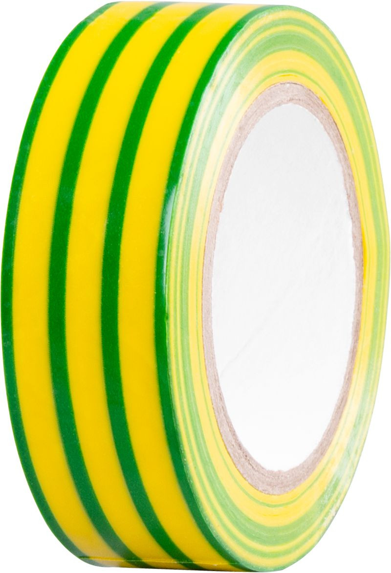 Páska Strend Pro, 19 mm, L-10 m, max. 80°C, 600V, zelenožltá, izolačná, lepiaca, PVC, bal. 10 ks