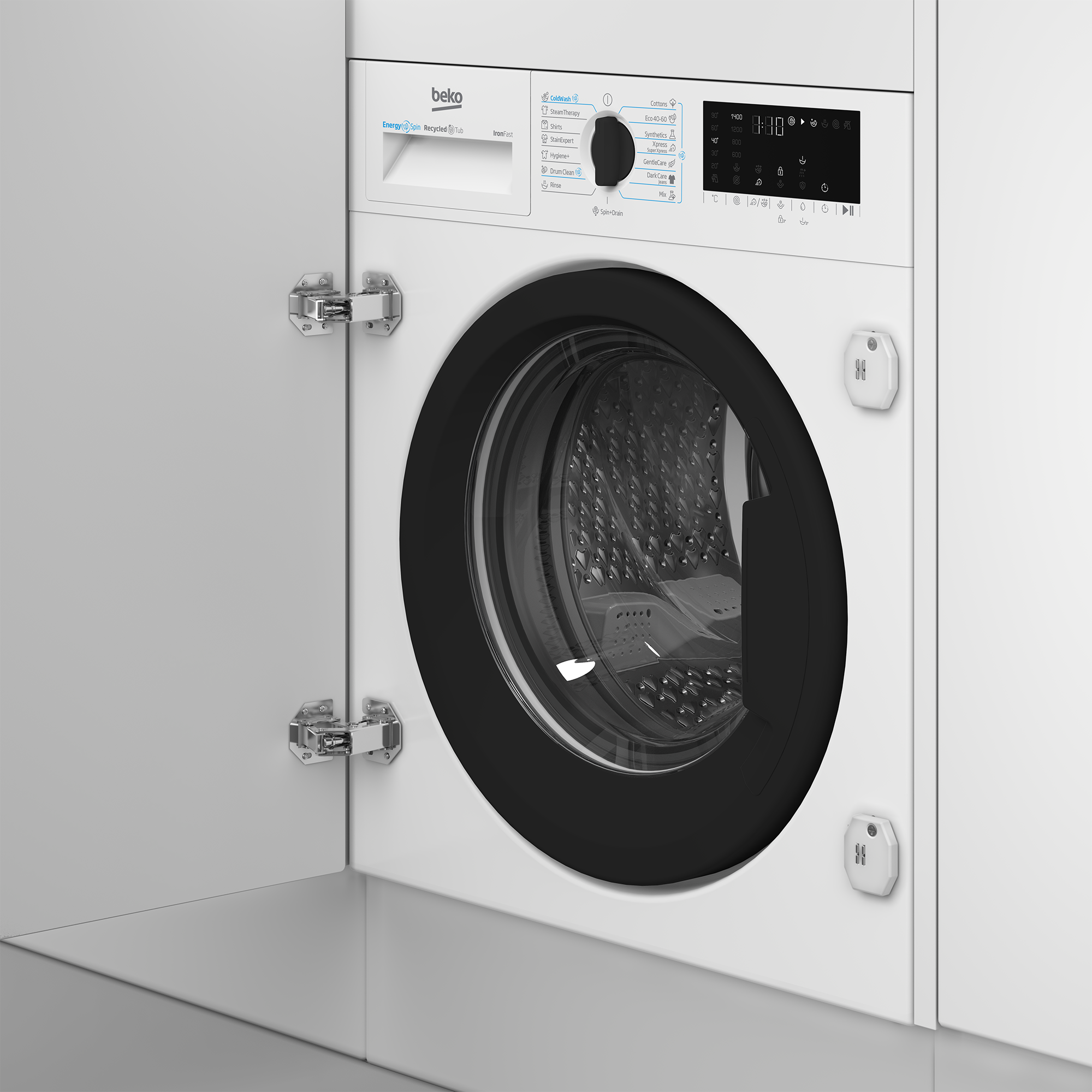 B3WBT691415W: Vstavaná práčka (9 kg, 1400 ot./ min)