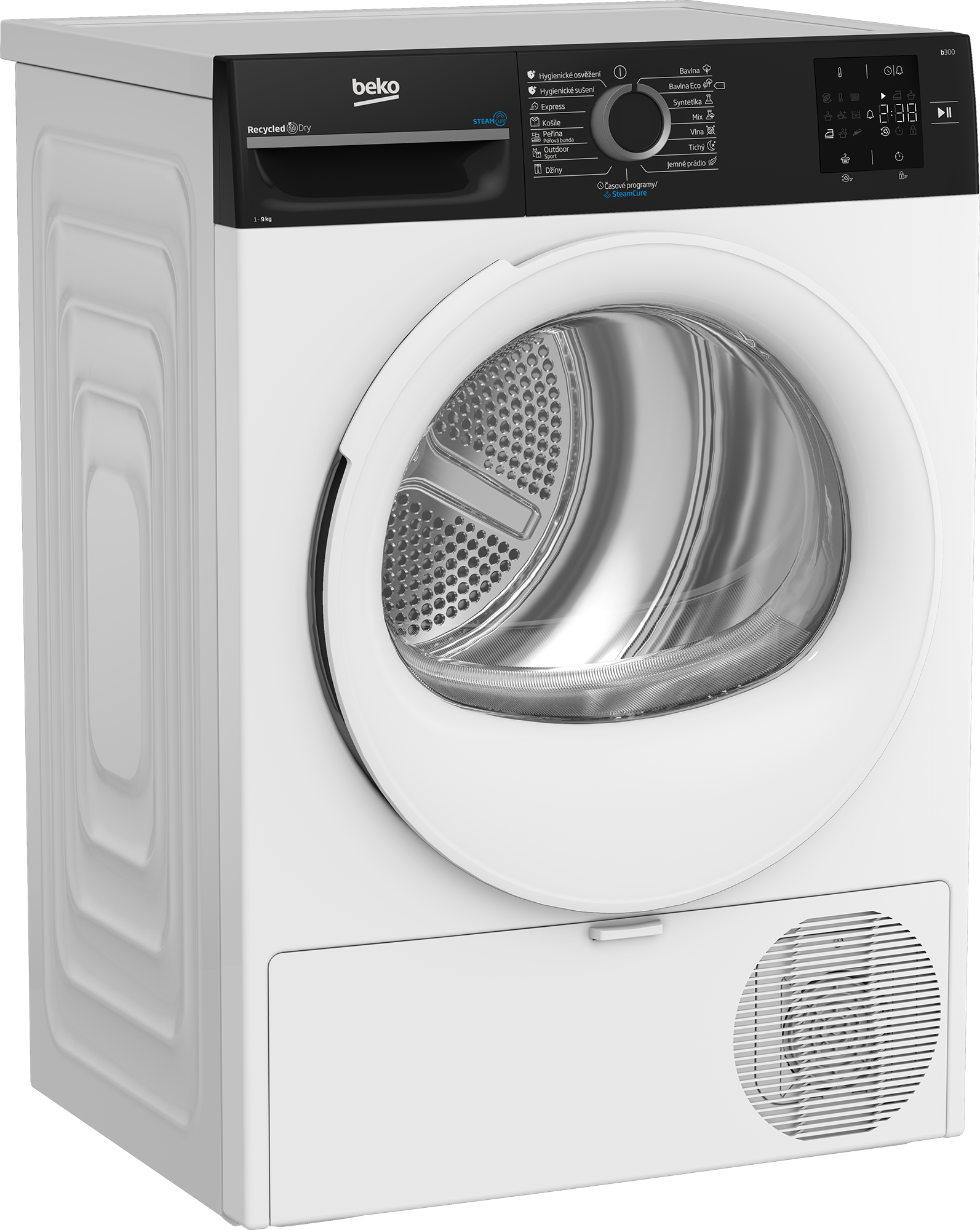 BM3T3924WBW: Sušička (s tepelným čerpadlom, 9 kg)