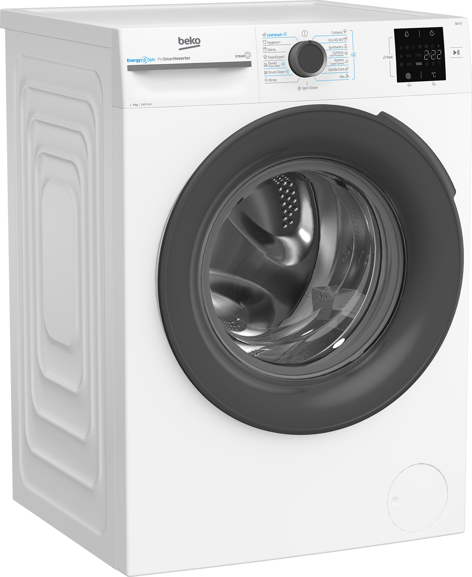 BM3WFSU39413W: Práčka (9 kg, 1400 ot./ min)