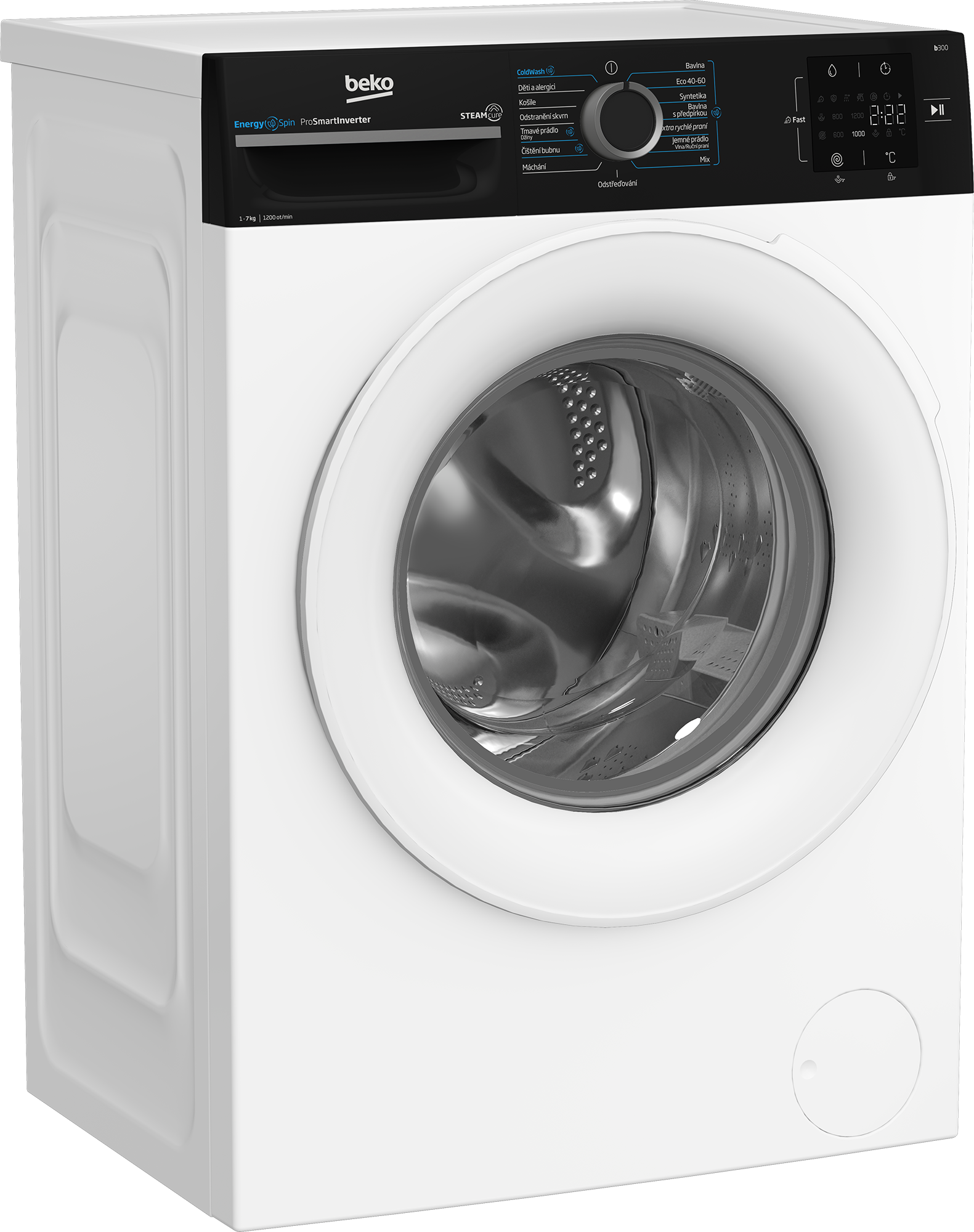 BM3WFU3721WBW: Práčka (7 kg, 1200 ot./ min)