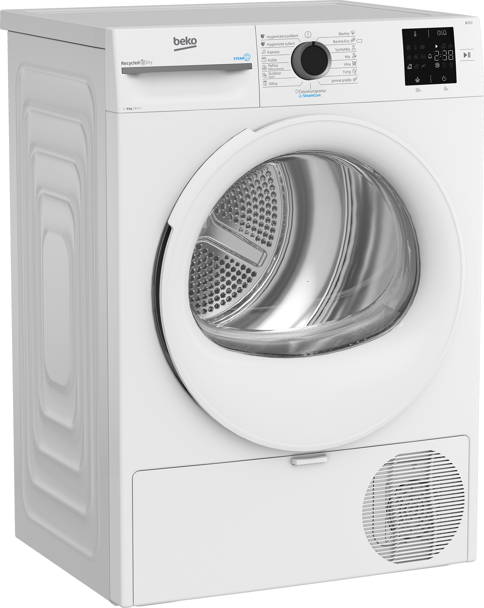 BM3T3824WW: Sušička (s tepelným čerpadlom, 8 kg)