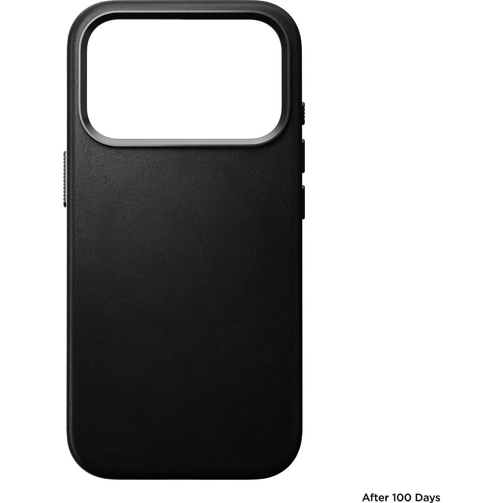 Leather Case iPhone 17 Pro Black NOMAD