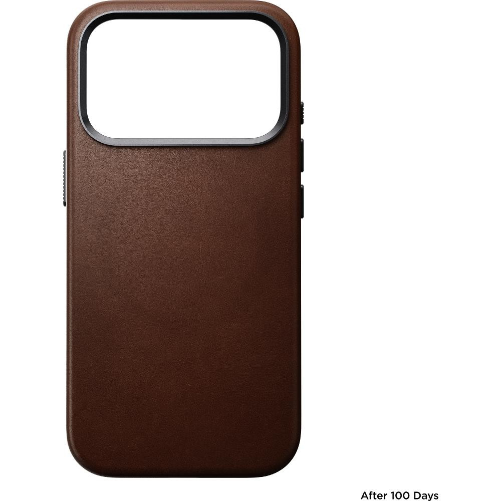 Leather Case iPhone 17 Pro Brown NOMAD