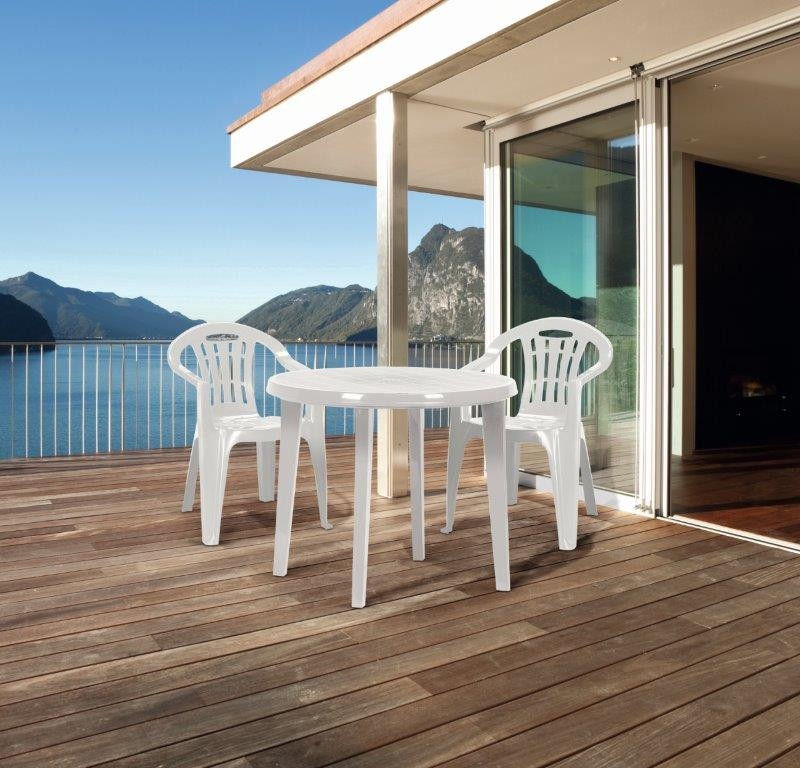 Záhradný stôl Keter Lisa plastový biely