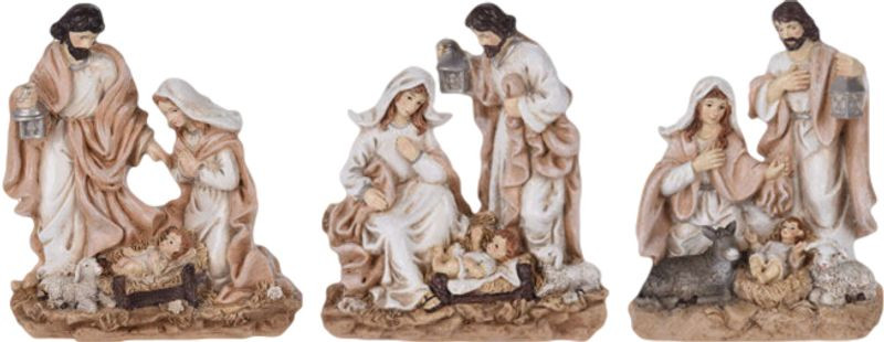 Dekorácia Betlehem - Narodenie Ježiša, 15x7x18 cm