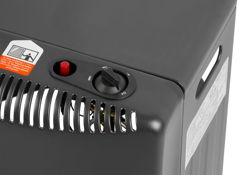 Ohrievač Strend Pro DA-201F 4,2kW, + plynová hadcia a regulátor plynu, plynový, skladací