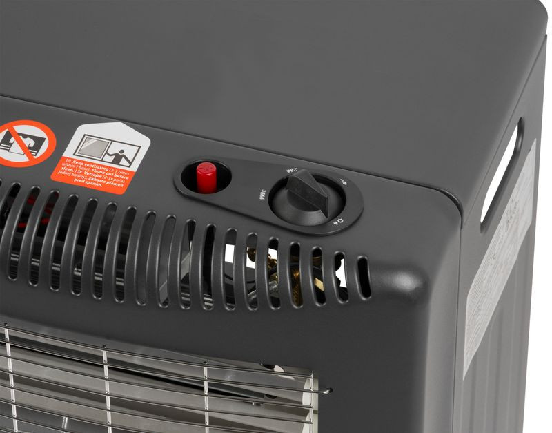 Ohrievač Strend Pro DA-201QAF 4,2kW + 1,6kW, + plynová hadica a regulátor plynu, 3v1, plynový, s ventilátorom