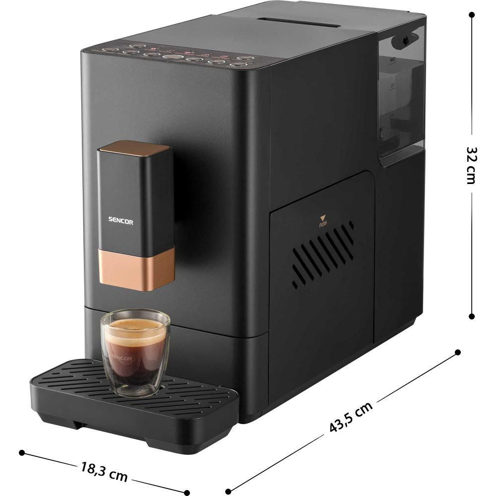 SES 6100BK Automatické espresso SENCOR