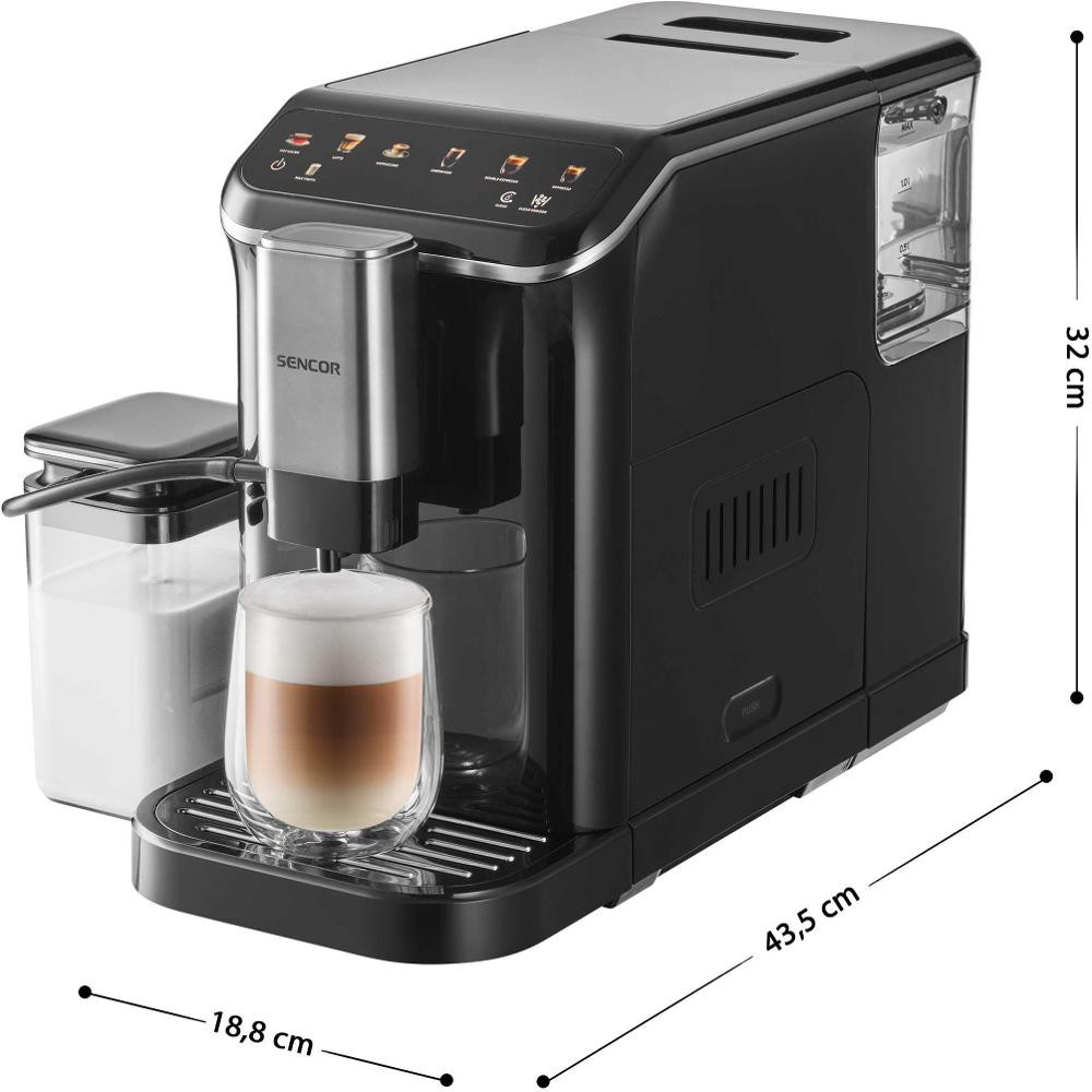 SES 8100BK Automatické espresso SENCOR