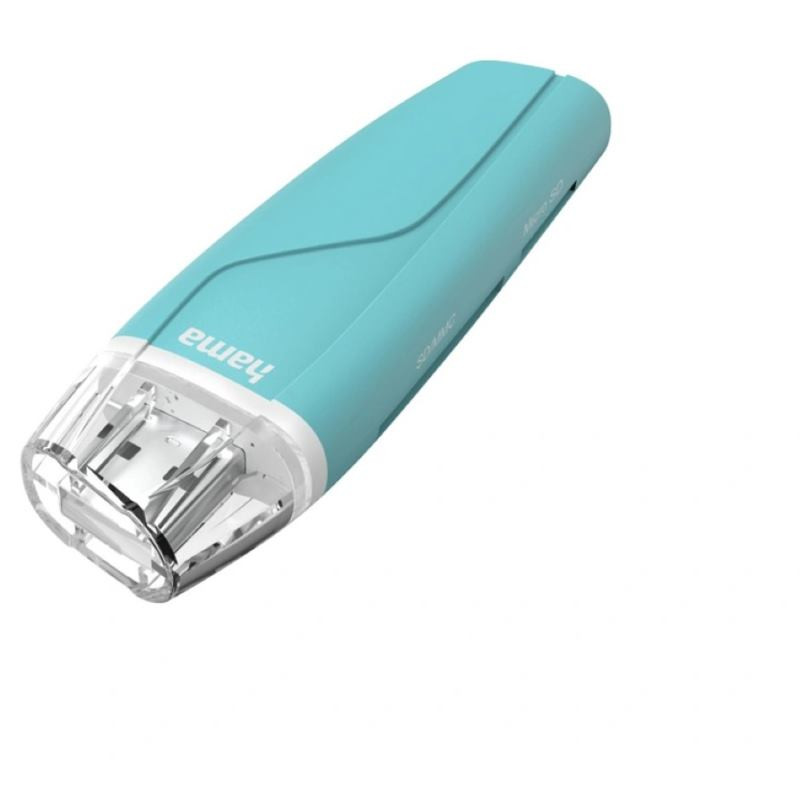 HAMA USB-A, Čítačka kariet microSD/SD, tyrkysová