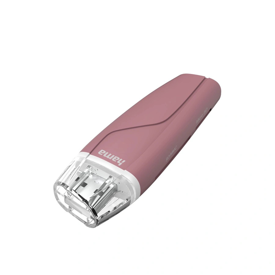 HAMA USB-A, Čítačka kariet microSD/SD, ružová