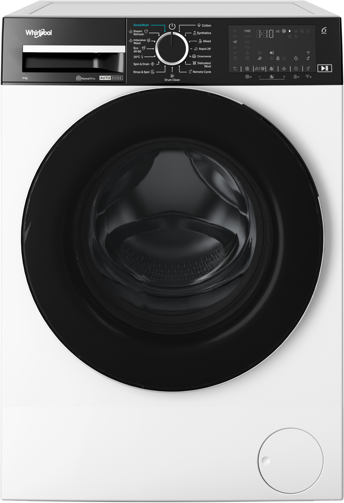 WPM 87WADS EE spr. Pln. práčka WHIRLPOOL