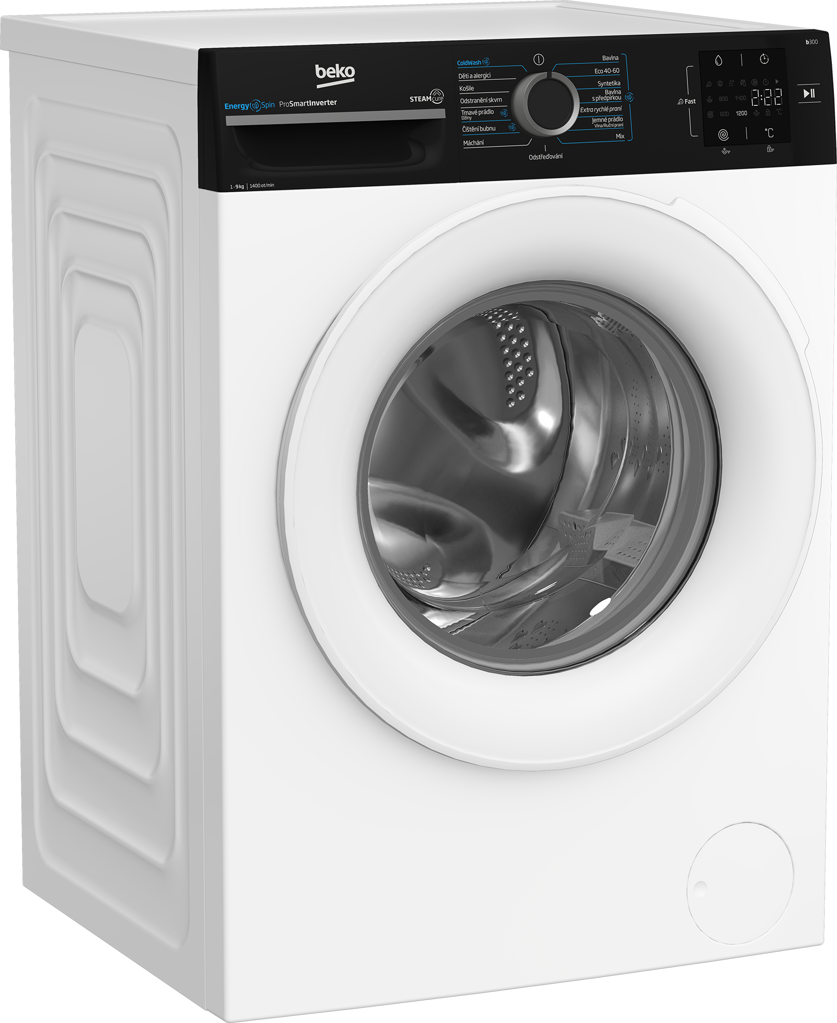 BM3WFU3941WBW: Práčka (9 kg, 1400 ot./ min)