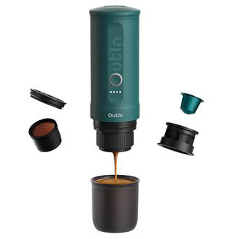 Nano OTEM-01-Teal cestovný kávovar OUTIN