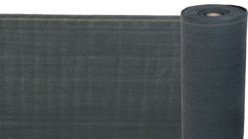 Tkanina tieniaca POPULAR.NET 1,8x50 m, HDPE, UV, 150 g/m2, 90% antracit