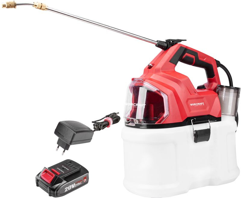 Postrekovač Worcraft CBS-S20Li-8L ShareSYS, 8 lit., 20V, 10W, SET 1x 2.0 Ah akumulátor, 1x nabíjačka