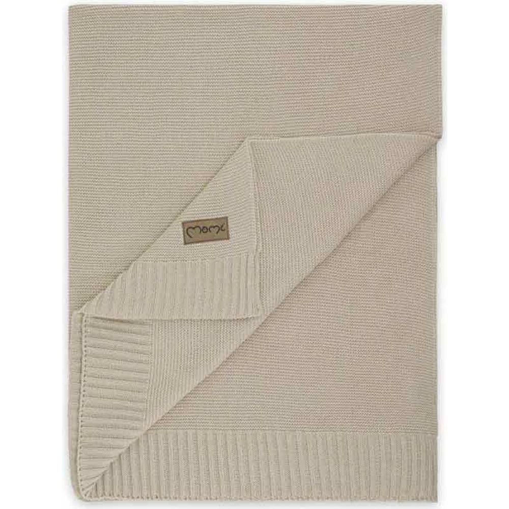 Dětská pletená deka HUG béžová MOMI