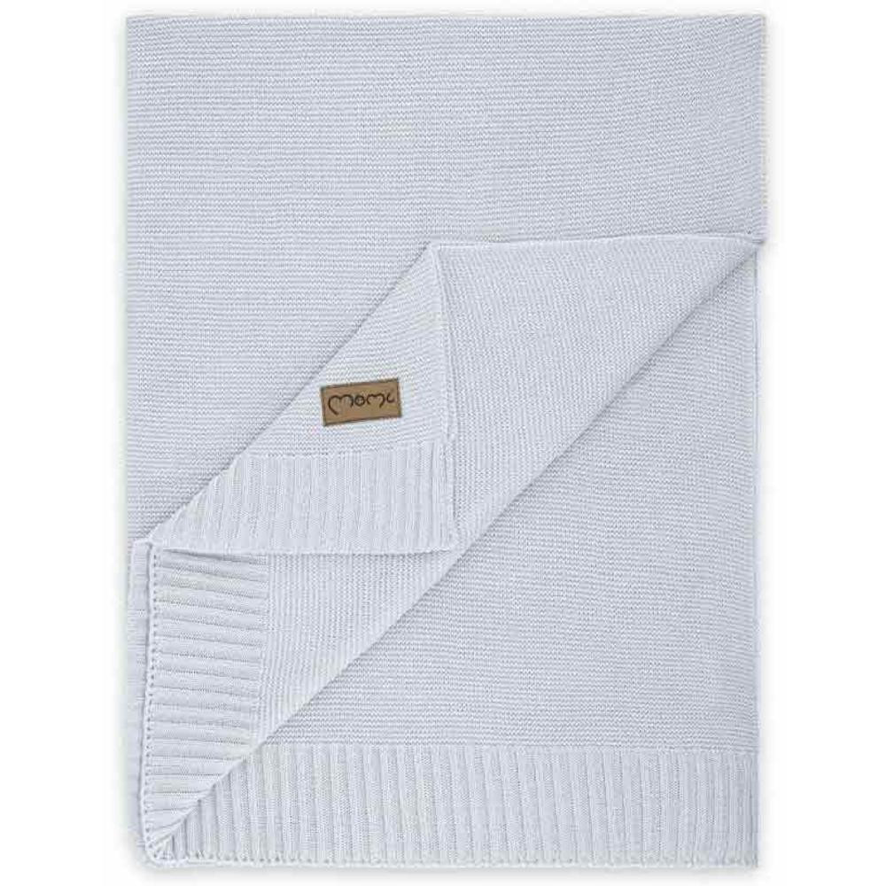 Dětská pletená deka HUG šedá MOMI