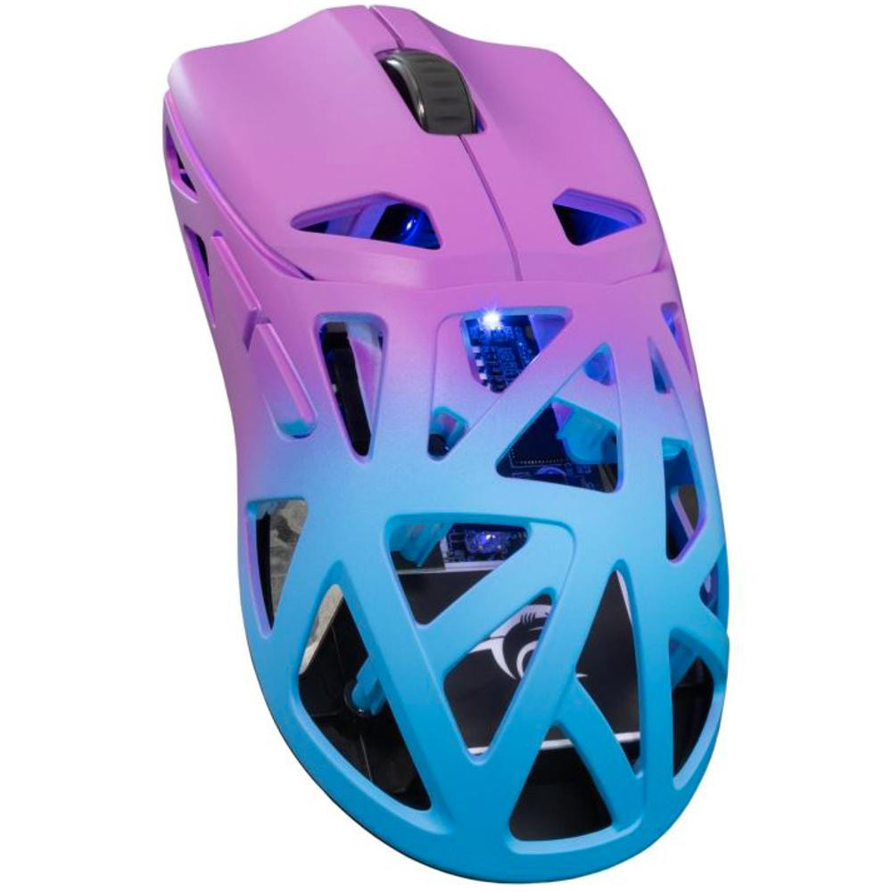 Herná myš DAGONET modrá/fialová WHITE SH