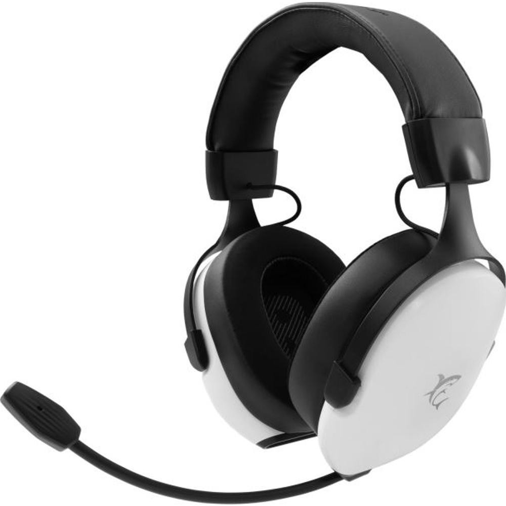 Herné headset FOX biela WHITE SHARK